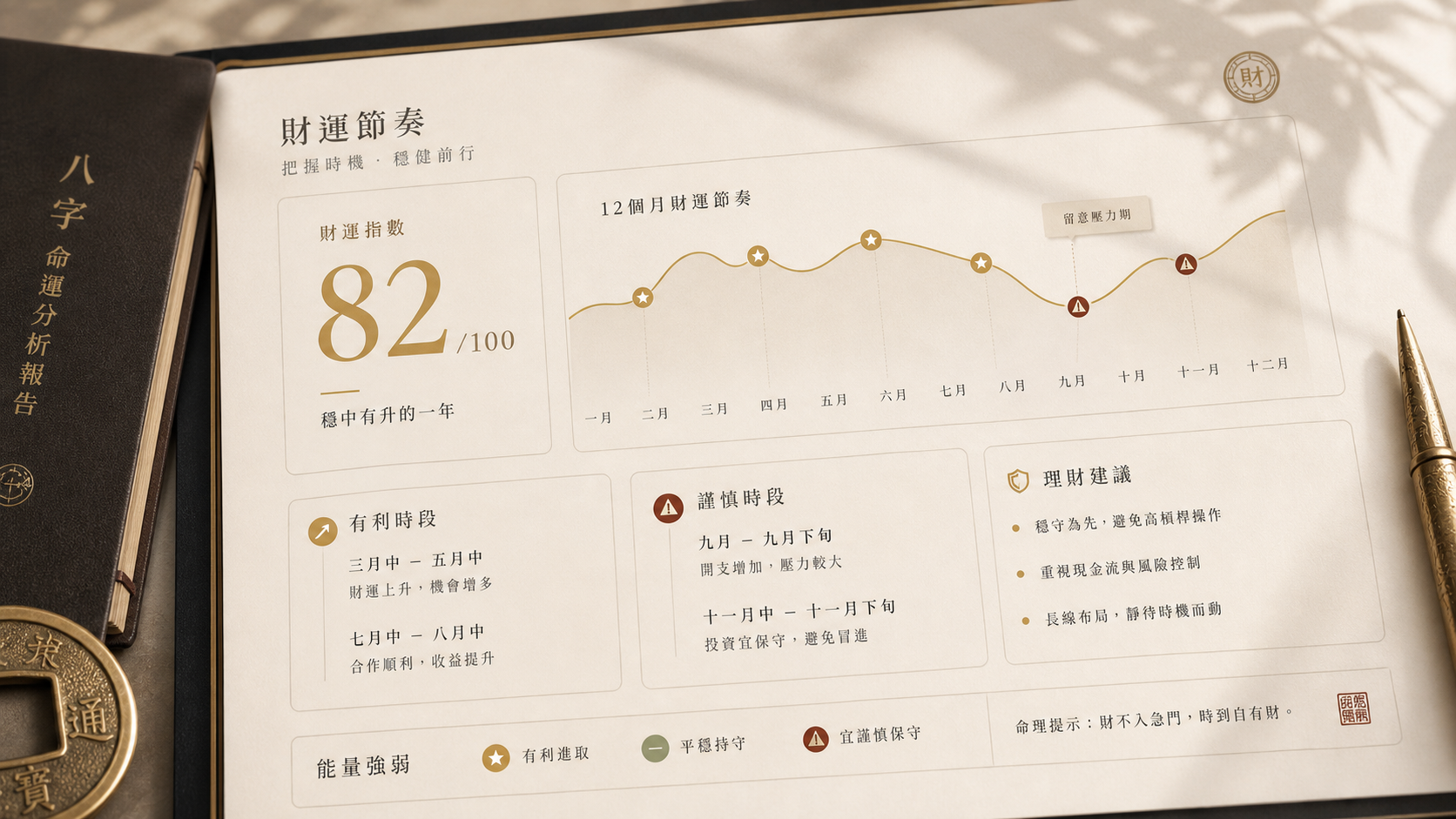 財富分數圖像